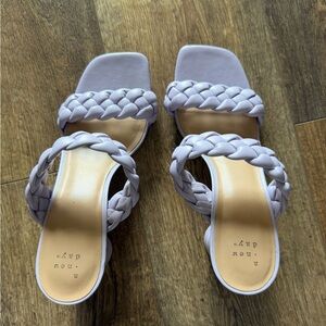 Women's Braided Sandals - Lavender